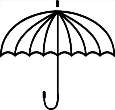 Le  parapluie  est souvent bien utile en automne.