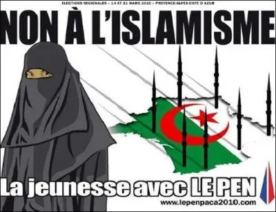 Cette affiche a t-elle t publie par le Front National, ou est-ce seulement un montage sans lien avec ce parti politique franais ?