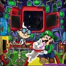 Dans quelle salle le professeur a-t-il d se rfugier pour demander de l'aide  Luigi ?