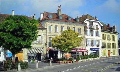 Dans quelle ville se trouve ce quartier (proche du lac Lman) ?