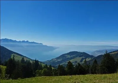 De quel endroit peut-on admirer cette vue sur le lac Lman ?