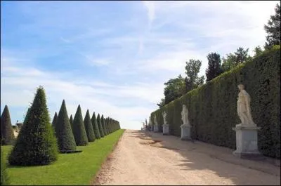 Ces beaux jardins ne peuvent provenir que du ch�teau de ...