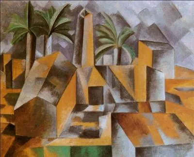 Quel peintre cubiste a ralis cette toile nomme  L'usine de Horta de Hebro  ?