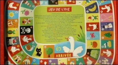 Combien de cases comporte le jeu de l'oie ?