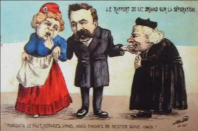 À quelle date l'Église fut-elle séparée de l'État ?