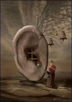 C'est un tableau allgorique, certes, mais ses dtails nous entranent assez facilement vers la toute fin d'un film qui fut prim  Cannes, qui est... ?