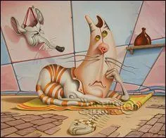 L'ambiance de ce tableau animalier fait assez penser  un film dont certaines scnes se passent dans la cuisine, et sont  la fois  suspense et comiques. Quel est ce film ?