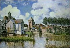 Cette toile impressionniste reprsentant Moret sur Loing a t ralise par Sisley, quel tait son prnom ?