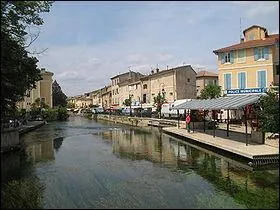 Suivons la Sorgue (Rivire passant  Sorgues) et passons  L'Isle sur la Sorgue.  quand date la dernire pidmie de cholra dans la ville ?
