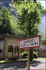 Nous sommes dans le village thermal Arigeois d'Ornolac-Ussat-les-Bains. Nous nous situons donc en rgion ...