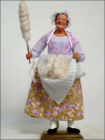 La quenouille et le rouet taient mes instruments de travail. J'tais ?