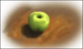 J'observe l'image et je vois : une balle de tennis !