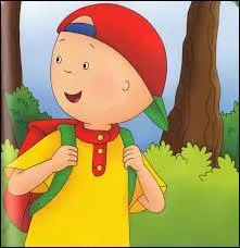 J'observe l'image et je vois : un petit garon qui possde un cartable rouge !