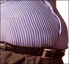 A part la quantit et la richesse de la nourriture, c'est moi qu'on tient responsable pour le gros ventre. Je suis... ?