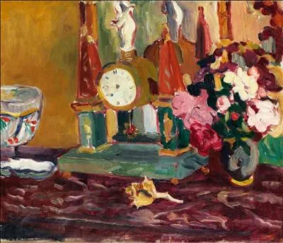 Qui a peint Nature morte  la pendule ?