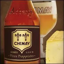 La ville de Chimay en Belgique produit des bires et des fromages. Plusieurs varits de bires y sont brasses : la brune (capsule bleue), titrant 9%, tant la plus forte. Quelle est la plus lgre (4, 8%) qui est historiquement rserve comme bire de table  la communaut monastique et ses htes ?