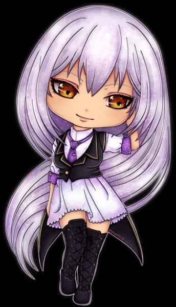 De quel manga vient cette jolie jeune fille chibi et comment s'appelle-t-elle ?