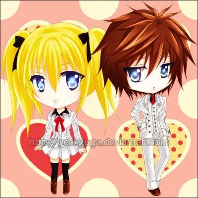 De quel manga viennent ces 2 chibi mannequins et comment s'appellent-ils ?