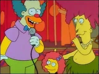 Qui est le clown que Bart et Lisa regardent  la tlvision ?