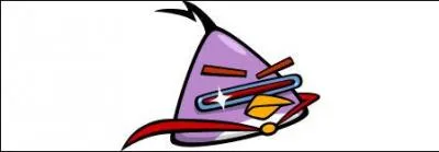 Que fait l'Angry Bird violet ?