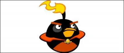 Que fait l'Angry Bird noir ?