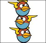 L'Angry Bird bleu se multiplie en ...