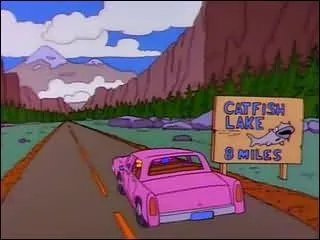 Quelle est la plaque d'immatriculation de la voiture d'Homer ?