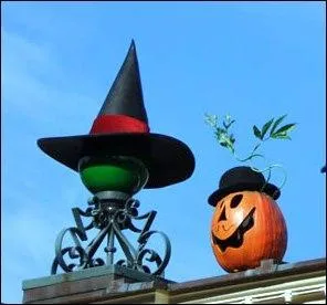 Sur le haut de leur toit, les Potirigolos vous observent durant la saison d'Halloween... Mais combien sont-ils ?