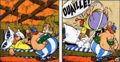 Une simple feuille d'arbre le fait hurler de souffrance. Ne parlons pas des actes d'Obélix. C'est le seul à avoir subi un régime, bien inutile d'ailleurs ! À vous de trouver son nom !