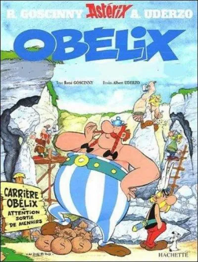 Obélix dans la BD « Obélix et compagnie », embauche des ouvriers pour son entreprise de menhirs, à vous de trouver l'intrus !