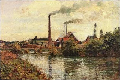 Usine au bord de l'Oise.