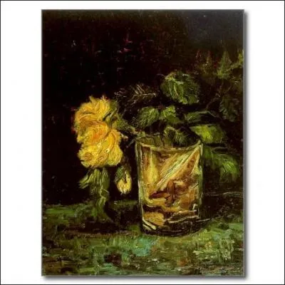 Quelle fleur a pos van Gogh dans ce verre ?