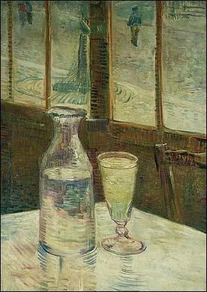 Que contient ce verre peint par van Gogh ?