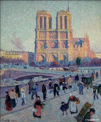 Qui a ralis la toile  Notre Dame de Paris  ?