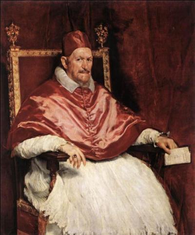 Qui a ralis ce tableau intitul  Le pape Innocent X  ?