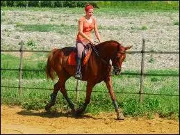 Tu trottes à droite quand...