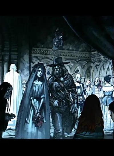 Dans le tome 2, Harry, Ron et Hermione se rendent  un anniversaire de mort. Lequel ?