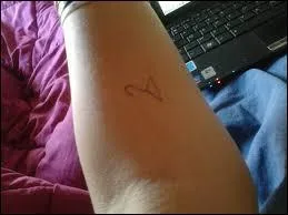 De qui cette fan a-t-elle copi le tatouage ?