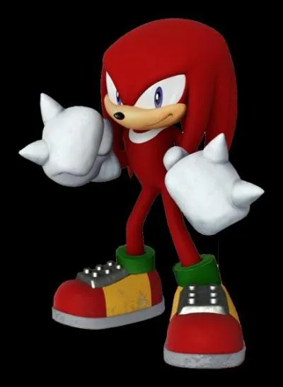 Moi c'est Knuckles. Je suis le gardien de l'meraude...