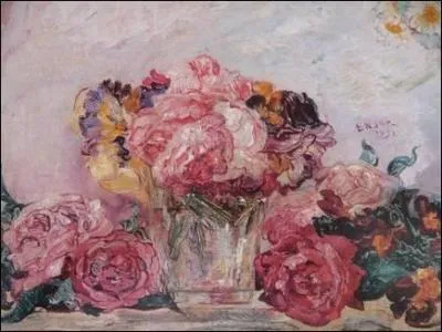  Les roses , nature morte ralise en 1892 par un peintre expressionniste belge. Qui est ce peintre ?