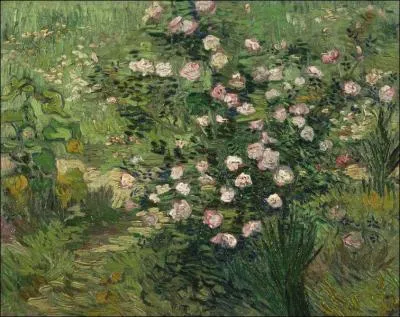 A quel grand peintre post-impressionniste doit-on ces  Roses , peintes en 1889, un an avant sa mort tragique ?