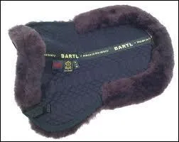 Avec quoi protge-t-on le dos du cheval ?