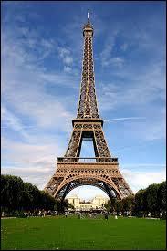 Si je vous dis tour Eiffel, vous me dites :