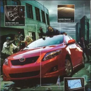 Les zombies sont aussi entrs dans l'univers de la publicit. Quelle est la marque vante par cette pub ?