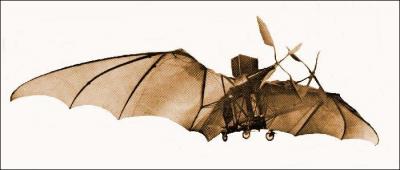 En 1897, Clment Ader a invent l'avion  moteur  une hlice. Cet avion portait le nom d'un vent, lequel ?