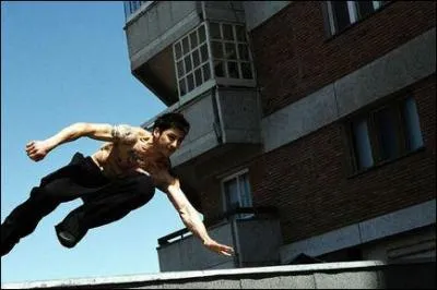 Sur cette photo le phenomene David Belle mais dans quel film?