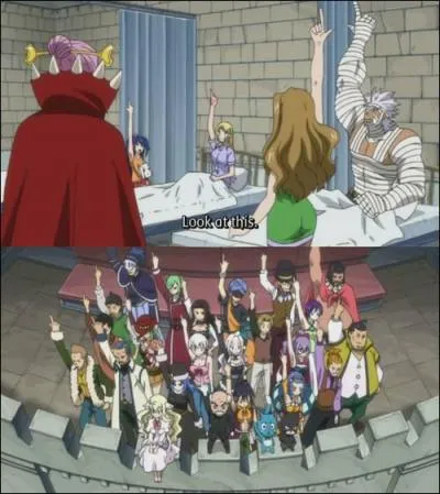 Quel couple est fianc depuis l'arc des Grands Jeux Magiques ?