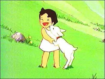 Cette petite fille vient des montagnes. Dans quel dessin anim est-elle ?