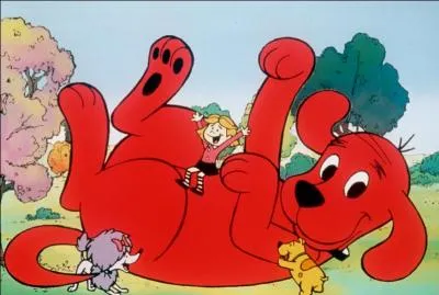 Qui est ce gros chien rouge ?