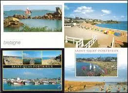 Je vous envoie une carte postale de Saint-Quay-Portrieux. Cette ville est situe sur la cte ...